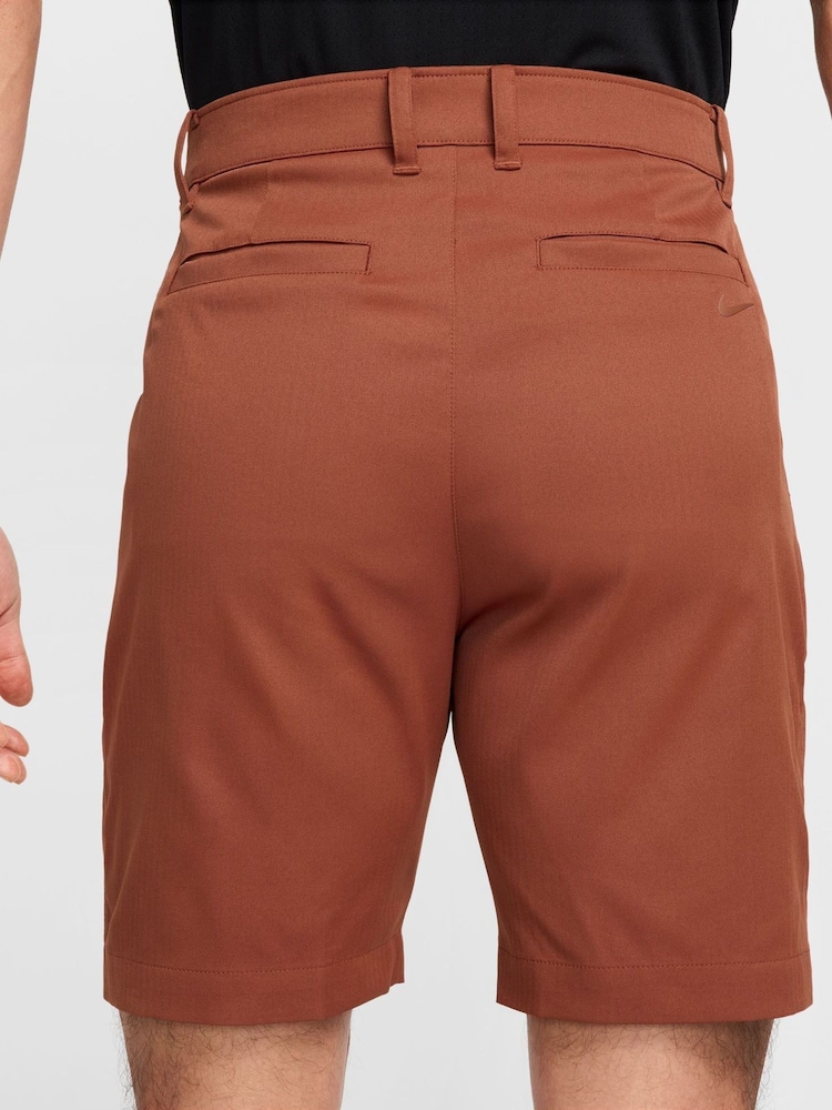 Nike Brown Tour 8 inch Chino Golf Shorts - Image 2 of 4