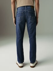 Mid Blue Slim Fit Lightweight Stretch Denim Jeans - Image 3 of 12