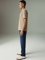 Mid Blue Slim Fit Lightweight Stretch Denim Jeans - Image 4 of 12
