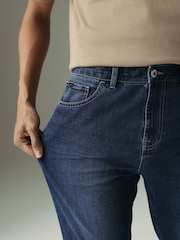 Mid Blue Slim Fit Lightweight Stretch Denim Jeans - Image 7 of 12