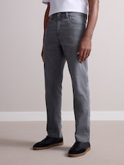 Light Grey Slim Fit Motion Flex Ultra Soft Jeans - Image 1 of 11