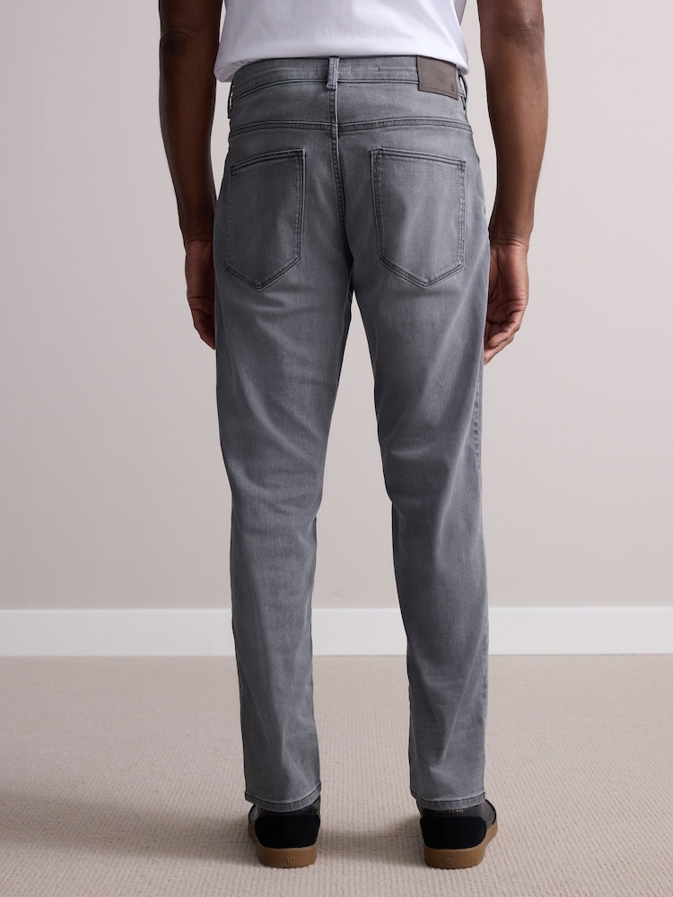 Light Grey Slim Fit Motion Flex Ultra Soft Jeans - Image 2 of 11