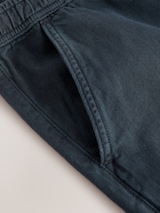 Azul escuro - Waist Calça Linen Denim jeans com elástico - Imagem 12 de 12