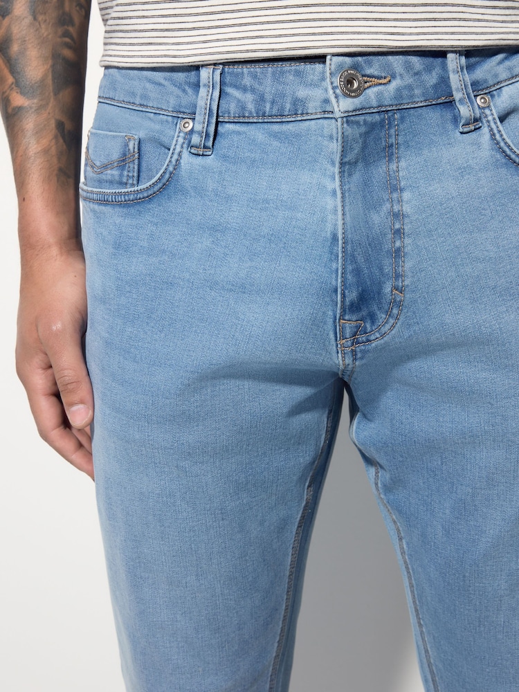 Blue Light Slim Fit Lightweight Motion Flex Denim Jeans - Image 7 of 12