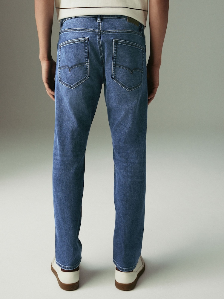Mediumblauw - Slim Fit - Motionflex jeans - Image 3 of 7