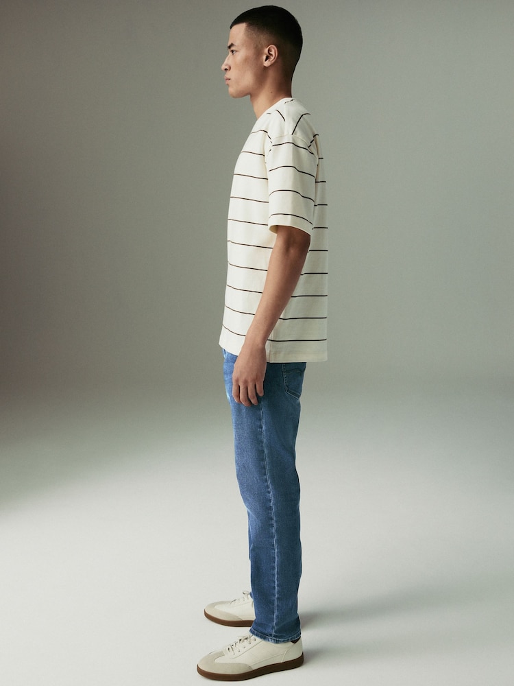 Mediumblauw - Slim Fit - Motionflex jeans - Image 4 of 7