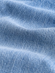 כחול  - גזרה ישרה - Signature Lightweight Cotton Linen Jeans - Image 12 of 12