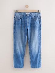 כחול  - גזרה ישרה - Signature Lightweight Cotton Linen Jeans - Image 8 of 12
