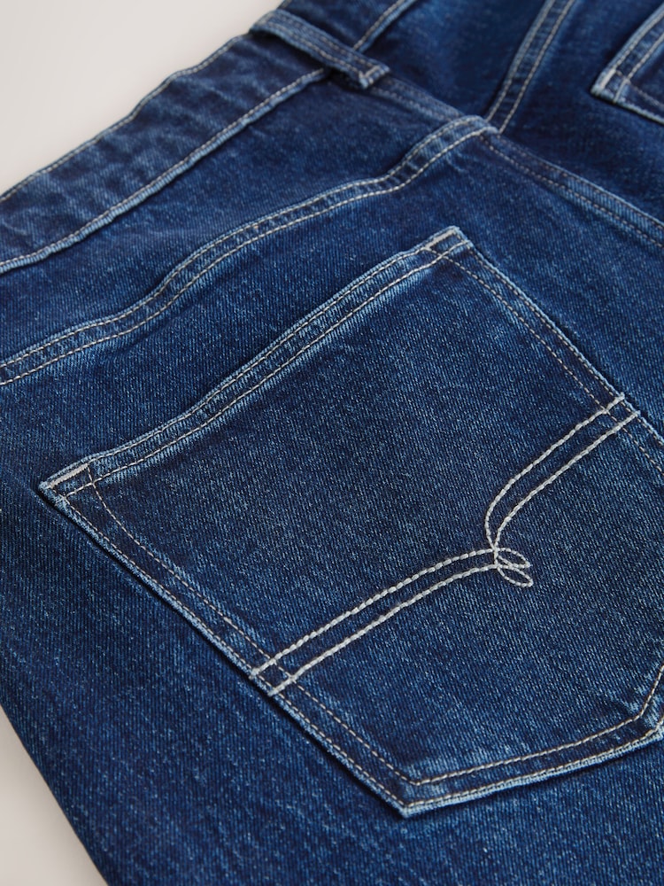 modra Dark Indigo - Raven kroj - Vintage Wash denim kavbojke - Slika 12 iz 12