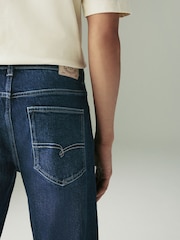 modra Dark Indigo - Raven kroj - Vintage Wash denim kavbojke - Slika 7 iz 12