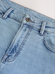 Blau, Hellgrau - Enge Passform - Bequeme Stretch-Jeans - Bild 10 von 12