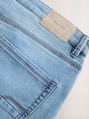 Blau, Hellgrau - Enge Passform - Bequeme Stretch-Jeans - Bild 11 von 12