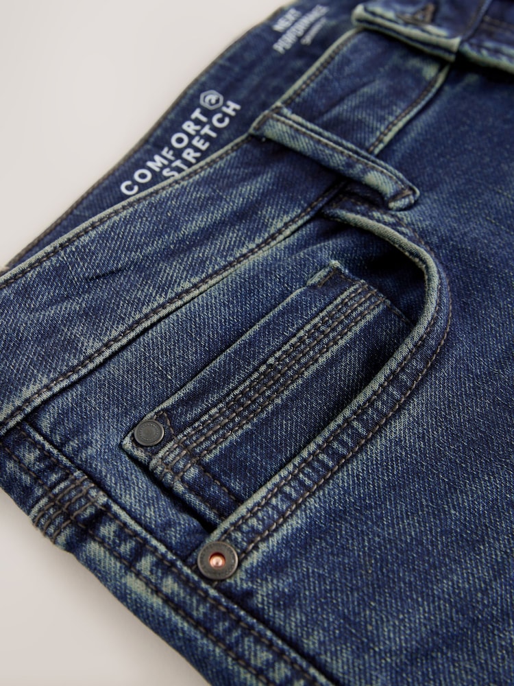 Blue Tint Vintage Skinny Fit Comfort Stretch Jeans - Image 11 of 12