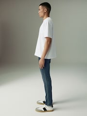 Blue Tint Vintage Skinny Fit Comfort Stretch Jeans - Image 4 of 12
