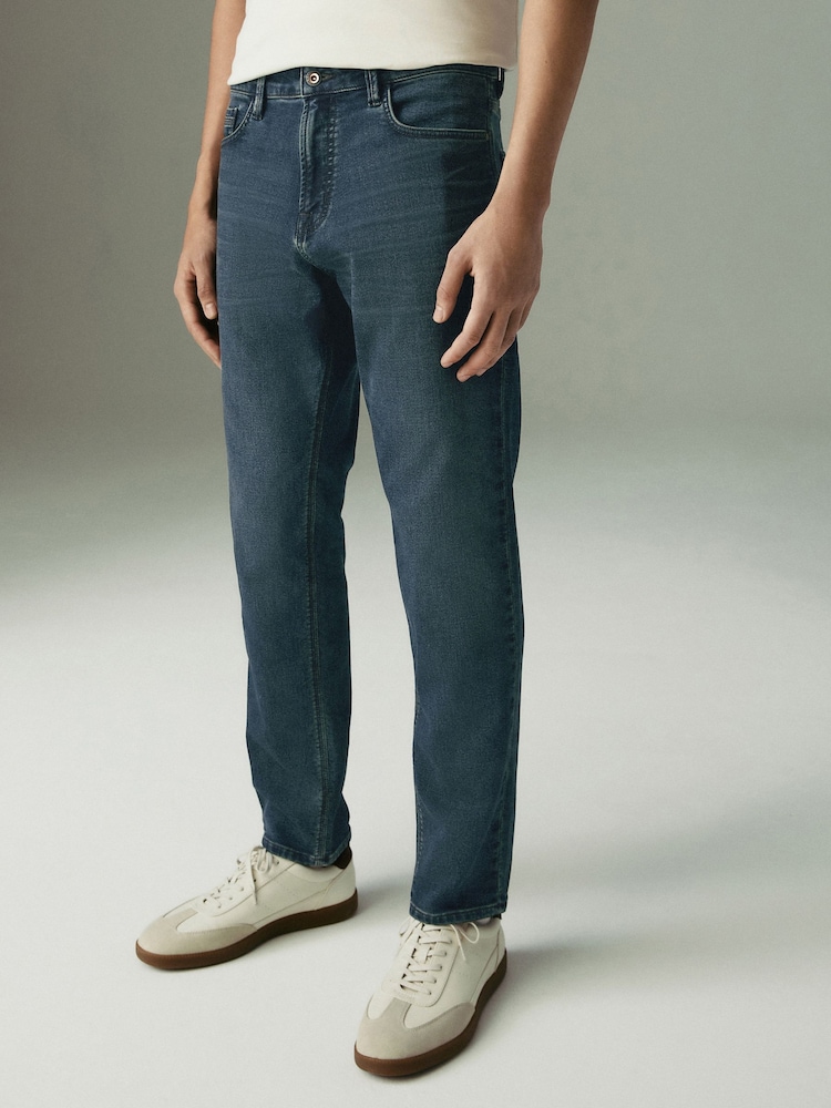 Blue Tint Vintage Slim Fit Comfort Stretch Jeans - Image 1 of 12
