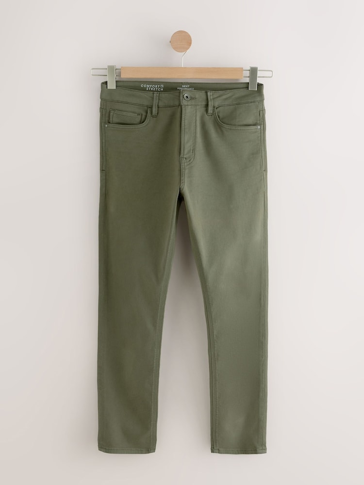 Sage Dark Slim Fit Comfort Stretch Jeans - Image 7 of 9