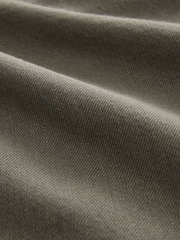 Verde cáqui - Waist Calça Linen Denim jeans com elástico - Imagem 2 de 5