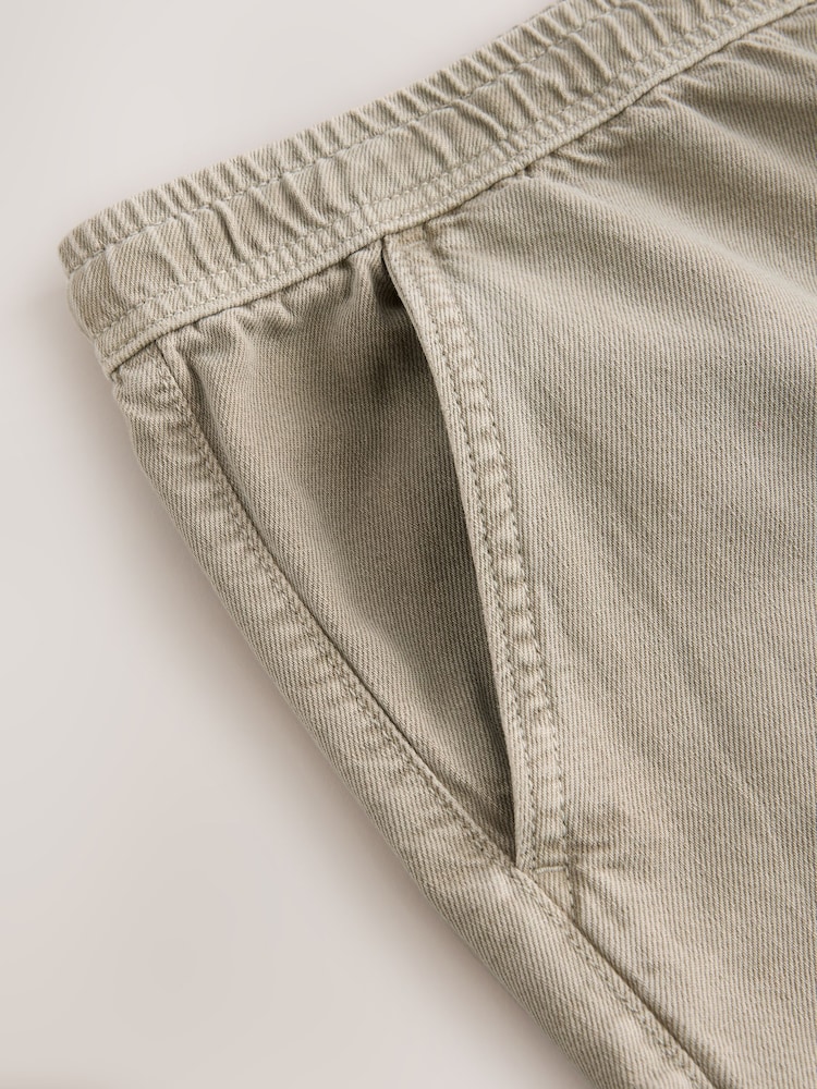Pedra - Waist Calça Linen Denim jeans com elástico - Imagem 12 de 12