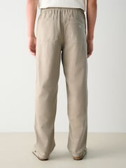 Pedra - Waist Calça Linen Denim jeans com elástico - Imagem 4 de 12