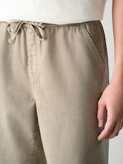 Pedra - Waist Calça Linen Denim jeans com elástico - Imagem 6 de 12