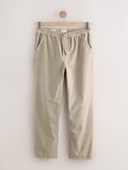 Pedra - Waist Calça Linen Denim jeans com elástico - Imagem 8 de 12