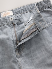 Grey Light Straight Fit Signature Lightweight Cotton Linen Jeans - Image 15 of 17