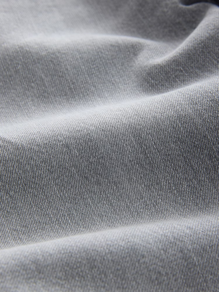 Grey Light Straight Fit Signature Lightweight Cotton Linen Jeans - Image 17 of 17