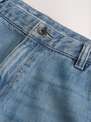 Blue Light Regular Tapered Fit Soft Touch Chino Style Denim Jeans - Image 10 of 11