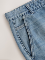 Blue Light Regular Tapered Fit Soft Touch Chino Style Denim Jeans - Image 9 of 11