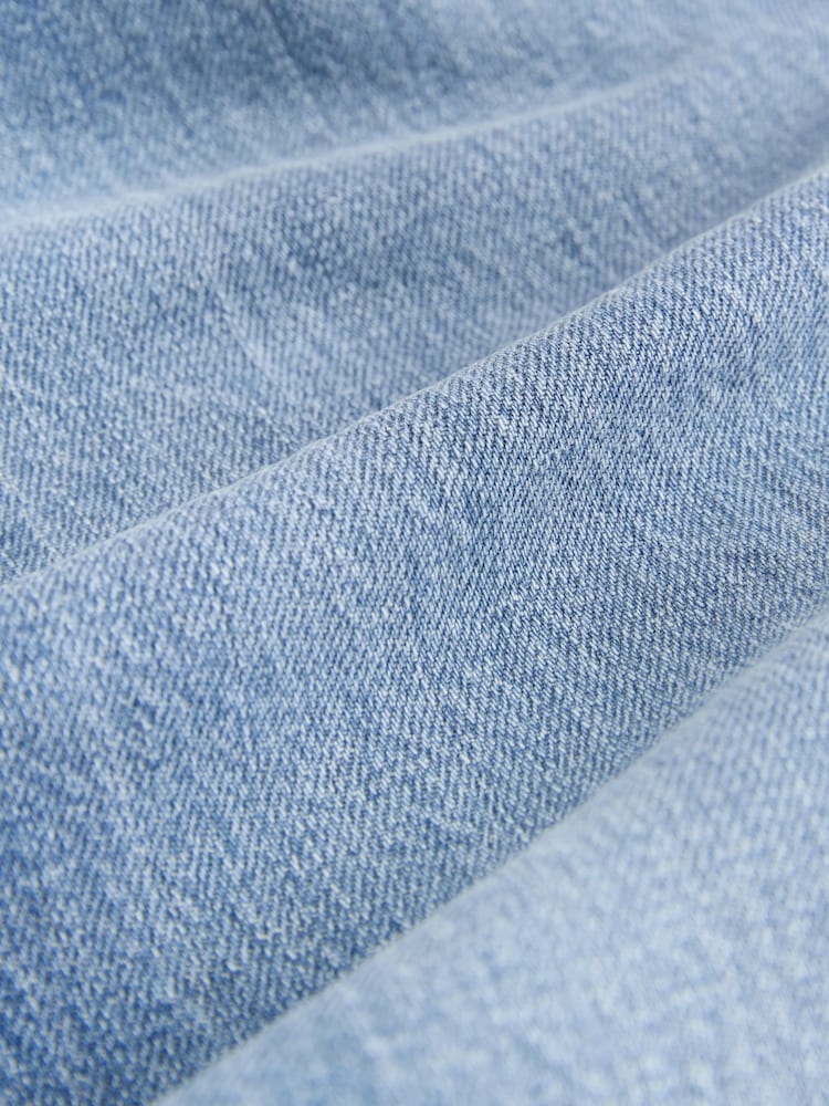 Blue Relaxed Fit Signature Lightweight Cotton Linen Jeans - Image 2 of 5