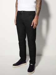Black Slim Fit Lightweight Stretch Denim Jeans - Image 1 of 11