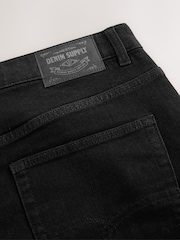 Black Slim Fit Lightweight Stretch Denim Jeans - Image 10 of 11
