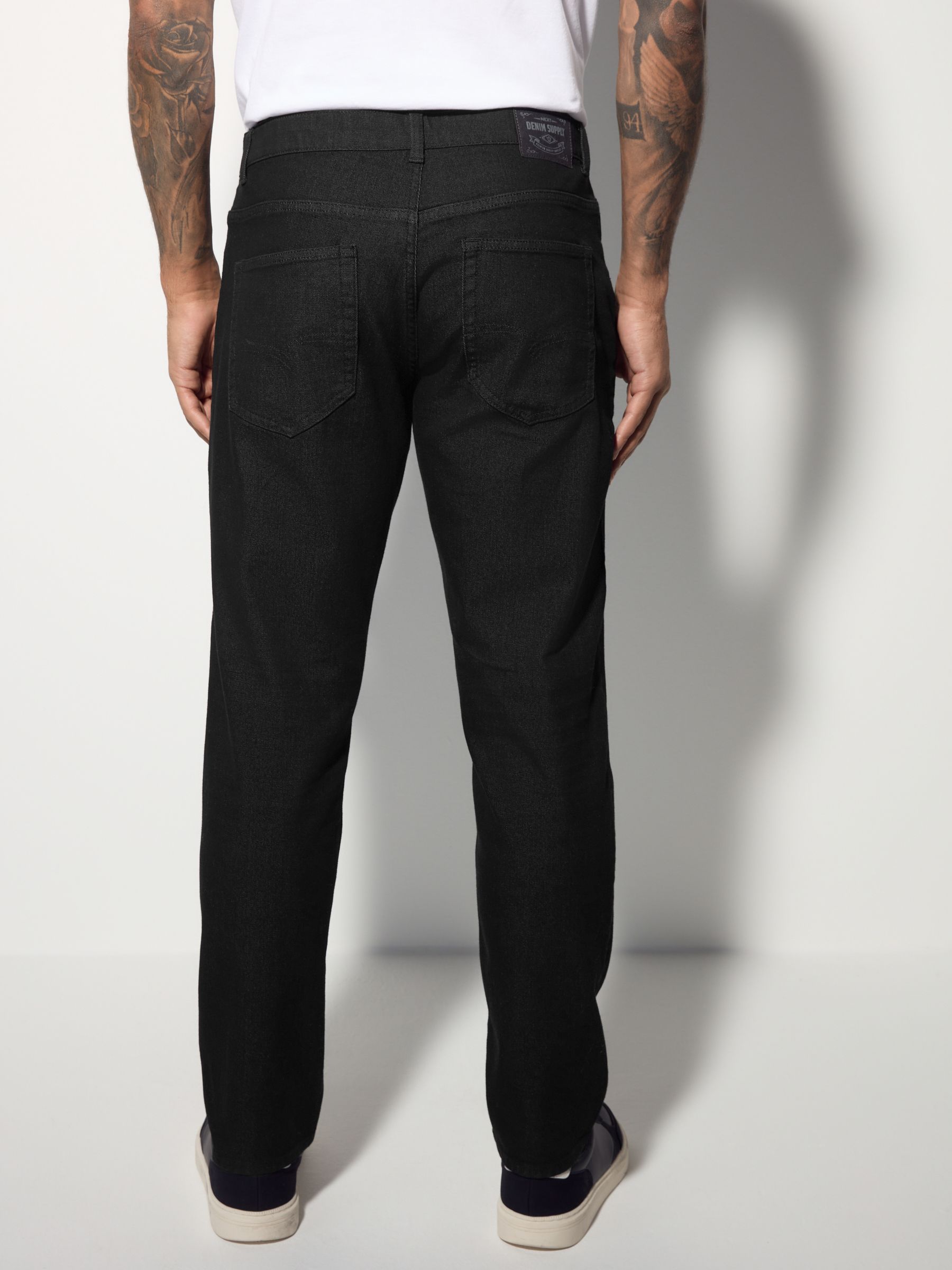 パンツ anuans Slim straight denim BLACK 2 Buy Black Slim Fit Lightweight Stretch Denim Jeans from the Next