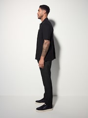 Black Slim Fit Lightweight Stretch Denim Jeans - Image 4 of 11