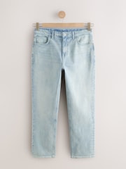 Blue Light Vintage Straight Fit Vintage Wash Denim Jeans - Image 7 of 11