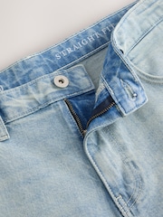 Blue Light Vintage Straight Fit Vintage Wash Denim Jeans - Image 9 of 11