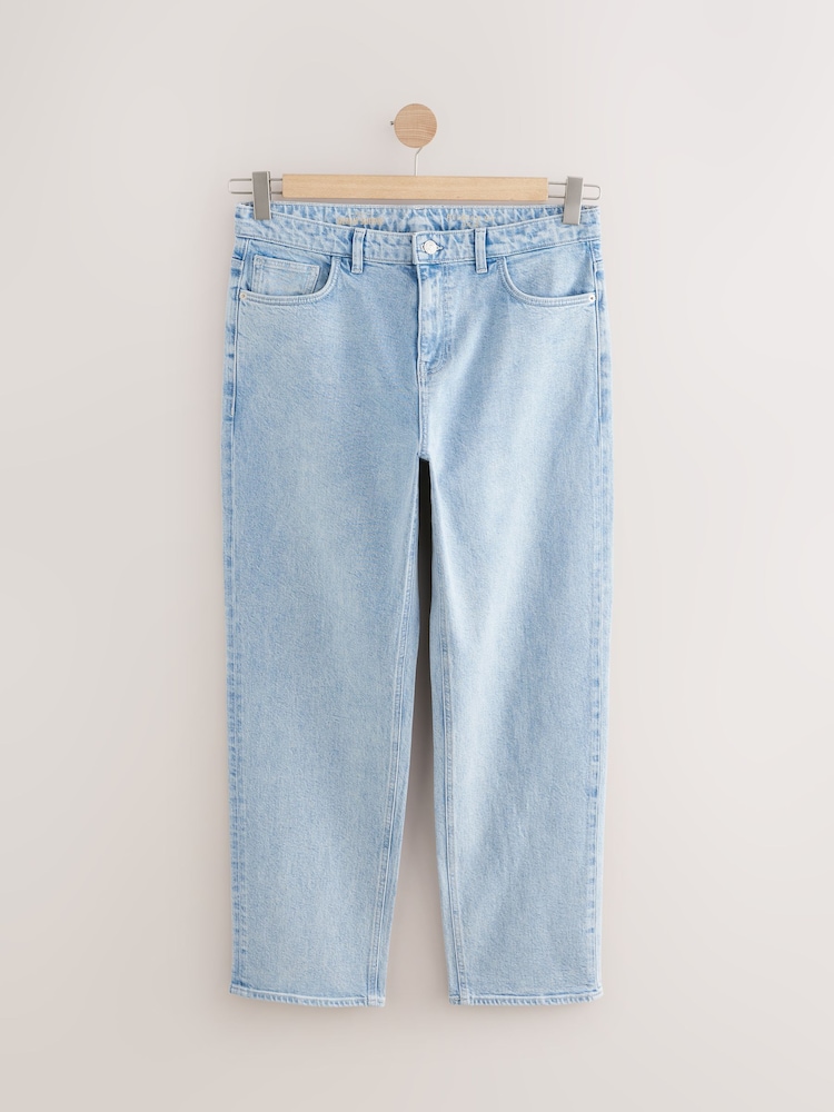 Голубой Light Authentic - Свободный крой - Джинсы в винтажном стиле - Изображение 1 из 5