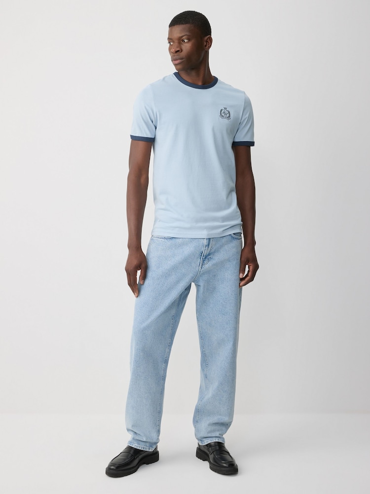 modra Light Authentic - Ohlapen kroj - Vintage Wash denim kavbojke - Slika 2 iz 9 modra Light Authentic - Ohlapen kroj - Vintage Wash denim kavbojke - Slika 2 iz 9