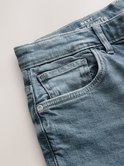 Blue Dark Steel Slim Fit Vintage Wash Denim Jeans - Image 10 of 11