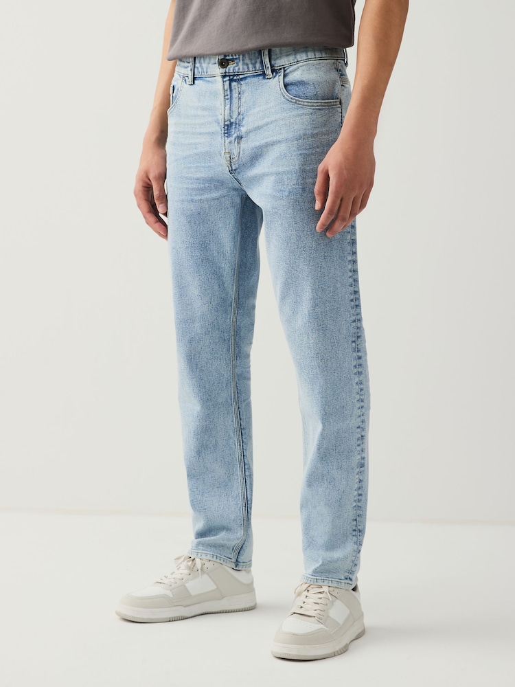 Blue Light Slim Fit Authentic Stretch Denim Jeans - Image 1 of 5
