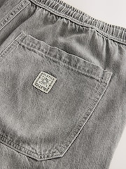 Cinza - Waist Calça Linen Denim jeans com elástico - Imagem 11 de 11