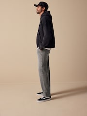 Cinza - Waist Calça Linen Denim jeans com elástico - Imagem 4 de 11