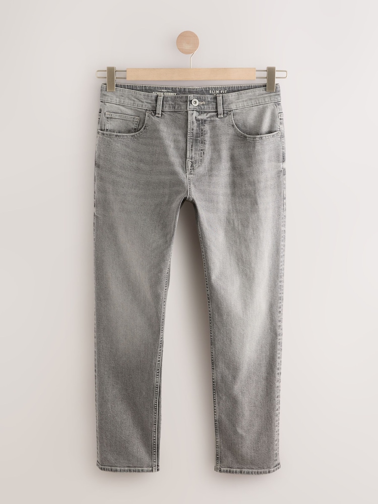 Mediumgrijs - Enkele - Slim fit klassieke stretchy jeans - Image 6 of 10