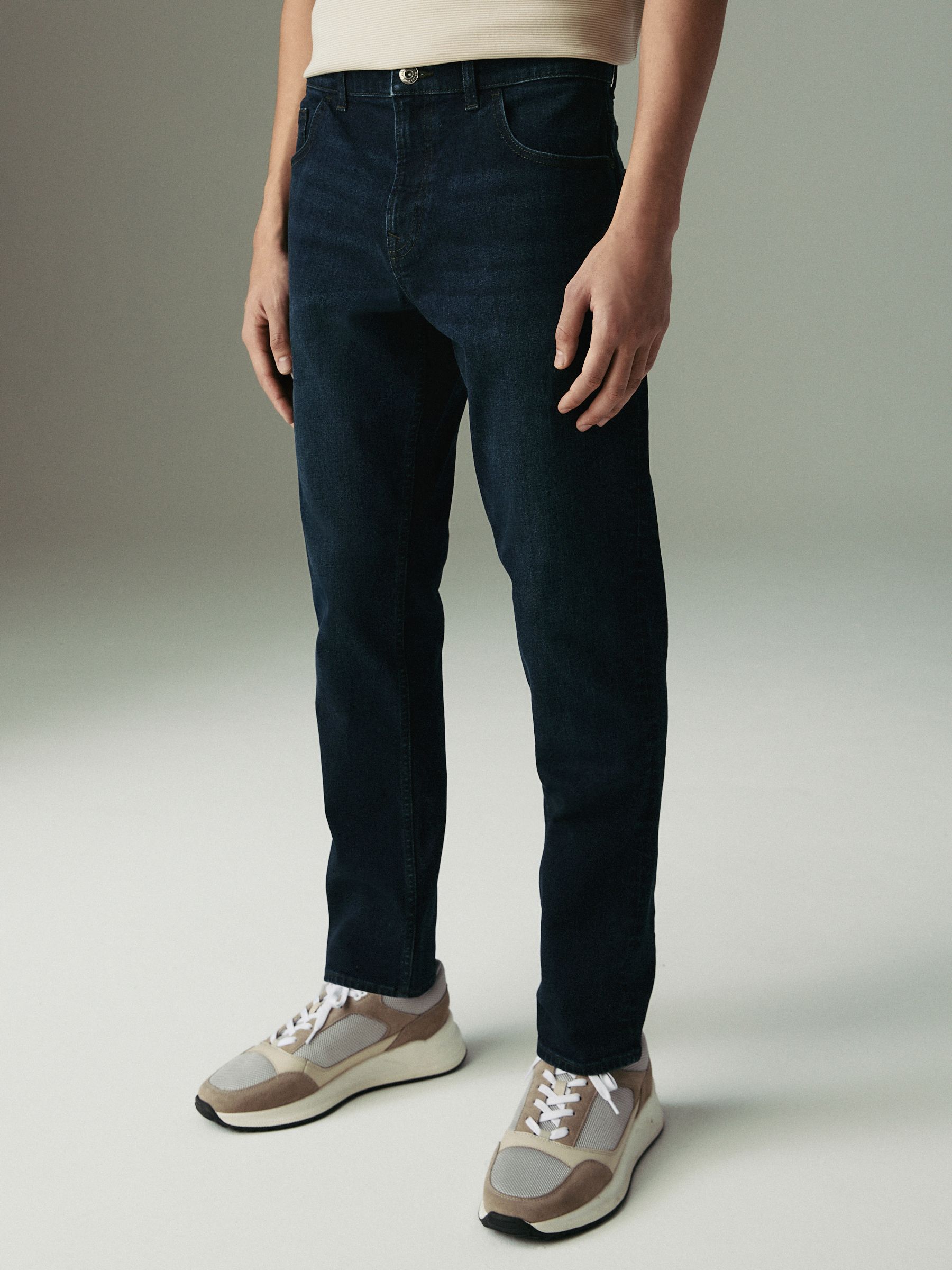 To The Finish Jeans - Washed Blue