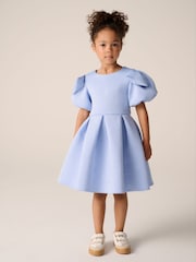 Baker by Ted Baker Bow Sleeve Embossed Scuba Dress - Image 1 of 11