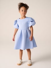 Baker by Ted Baker Bow Sleeve Embossed Scuba Dress - Image 2 of 11