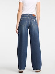 Guess Jeans Blue Wide Leg Denim 100% Cotton Jeans - Image 2 of 6