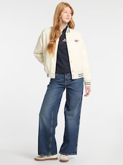 Guess Jeans Blue Wide Leg Denim 100% Cotton Jeans - Image 4 of 6