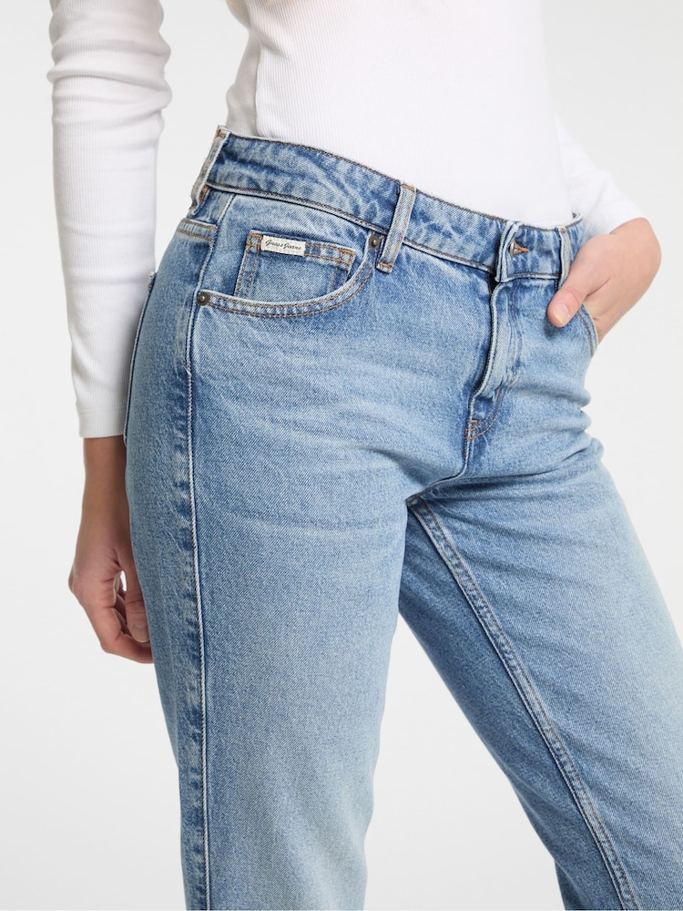 Albastru - Guess Jeans Bootcut Denim 100% Blugi din bumbac - Image 2 of 4