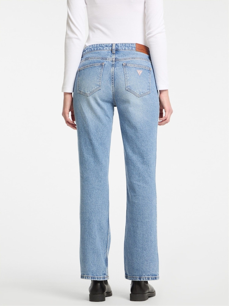 Albastru - Guess Jeans Bootcut Denim 100% Blugi din bumbac - Image 4 of 4